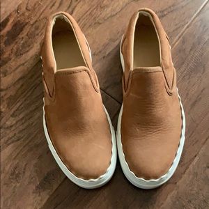 Chloe slip on suede sneakers